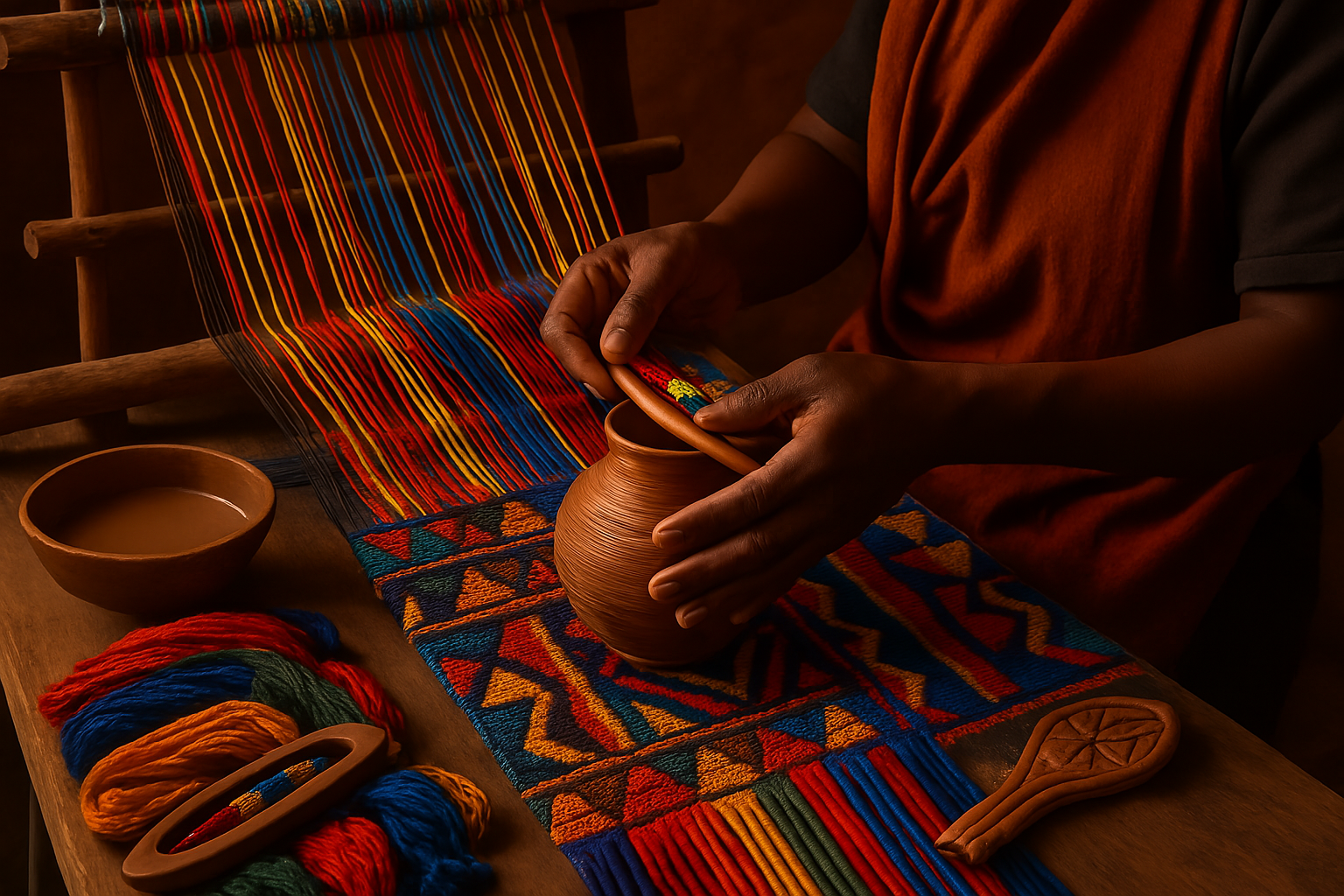 Textile weaving